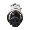 caralin GX16 Aviation Plug Socket 5 Pin 16mm Female Wire Panel Circular Connector Copper Alloy Inline Cable Jointer view 1