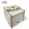 Radio Box for for 1,2,3,4,5,6,7,8, & 9 Equalizer and 1 Radio- Acrylic (White, 4EQ) view 2