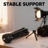 Mini Tripod Stand, Adjustable 3-13cm Desktop Mount Holder for Mobile Phone and Sports Camera - Durable Aluminum Alloy, Universal 1 / 4in Screw, Portable Design (Black) view 4
