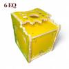 Radio Box for for 1,2,3,4,5,6,7,8, & 9 Equalizer and 1 Radio- Acrylic (Yellow, 6EQ) view 2
