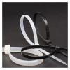 100Pcs Black White Cable Ties Self-locking Plastic Nylon Wire Cable Zip Tie Clamps Fastening Ring Cable Management(White,3x120mm) view 3