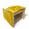 Radio Box for for 1,2,3,4,5,6,7,8, & 9 Equalizer and 1 Radio- Acrylic (Yellow, 3EQ) view 1