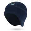 Bluetooth Beanie Hat Headphones for Men Women Winter Warm Wireless Music Fleece Lined Beanie with Earflap Outdoor (US, Alpha, One Size, Navy Blue) view 1
