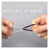 100PCS White & Black Nylon Cable Ties With Organizer Loop Self-Locking Zip Ties Cable Management(Black,2.8X295mm) view 4
