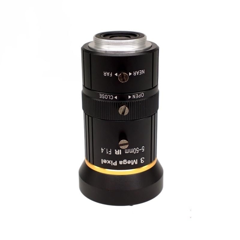 WxjnsIfcF Zoom Lens 3MP 1/2.7 inch CS Mount(5-50mm 3MP)