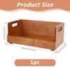 DICOSMETIC 1Pc Wooden CD Storage Box Holder Wood CD Cases CDs Rack Shelf Wooden DVDs Display Box with Handles Peru Drinkware Organizer for Movie Cases Music Cassette Tapes Record Crates view 2