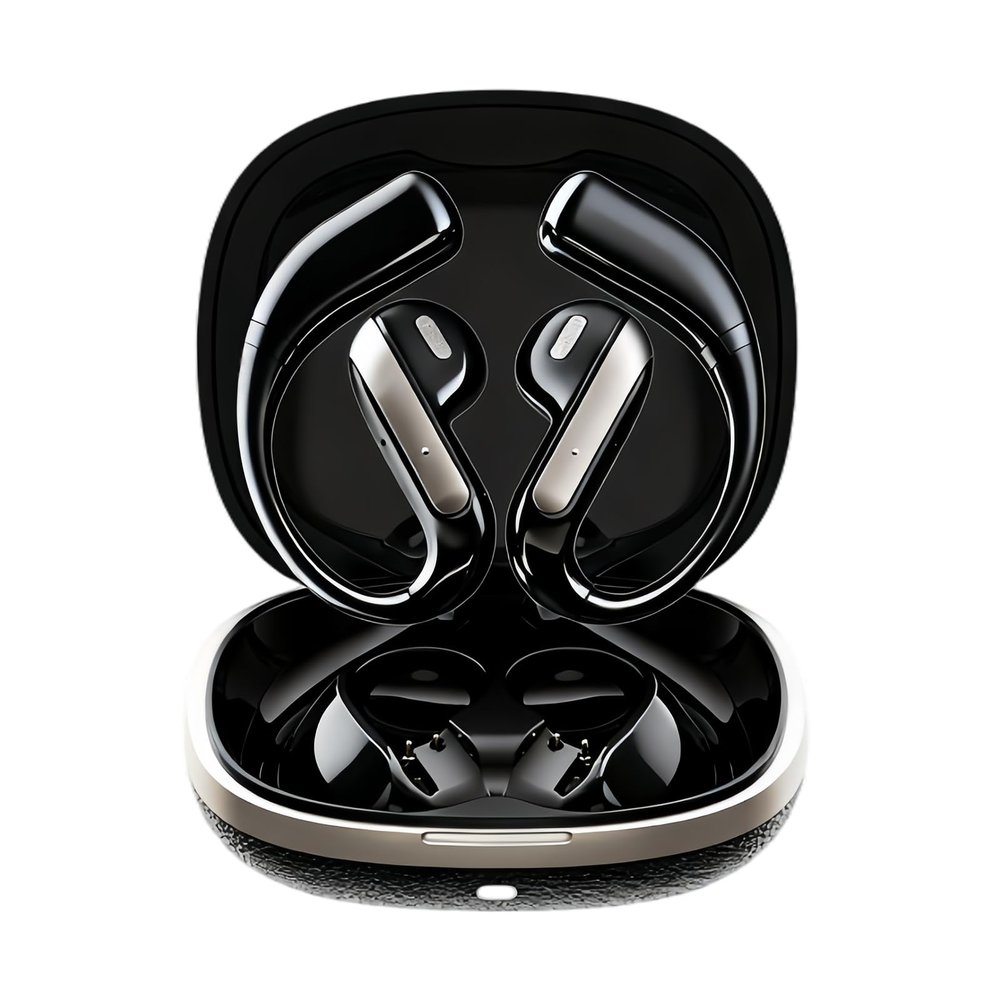 Lryusca Translation Earbuds Real Time AI-Powered 164+ Language, 3-in-1 Translator for Travel, Business, and Study, Wireless Noise Cancelling, Portable Design (Black)