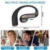 Lryusca Translation Earbuds Real Time AI-Powered 164+ Language, 3-in-1 Translator for Travel, Business, and Study, Wireless Noise Cancelling, Portable Design (Black) view 3