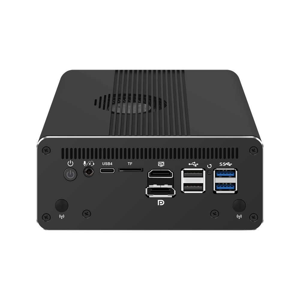 ANDAQI Micro Firewall Appliance, Mini PC, OPNsense, VPN, Router PC, Ultra 5 Processor 125H, RJ69, 6 x 2.5GbE I226-V, Type-C USB4, TF, DP, HDMI, 32G RAM, 256G SSD