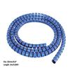Spiral Cable Wrap -0.8In-9.84Ft Spiral Wire Wrap Cord Covers Bundle Sleeve Hose for Computer Electrical Wire Organizer(Dia 20mm-Length 3m,Blue 1PCS view 2