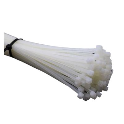 100PCS Nylon Cable Ties Cable Wire Ties Self Lock Plastic Zip Ties Cable Management(White,3x150mm)