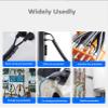 Spiral Cable Wrap -0.32In-3.28Ft Spiral Wire Wrap Cord Covers Bundle Sleeve Hose for Computer Electrical Wire Organizer(Dia 8mm-Length 1m,Yellow 1PCS view 3