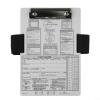 Aluminum Pilot Kneeboard With Long Metal Clip And Elastic Strap, IFR/VFR Aviation For Flight Data Recording And Holding Charts And Forms During Flying(IFR+A) view 1