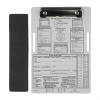 Aluminum Pilot Kneeboard With Long Metal Clip And Elastic Strap, IFR/VFR Aviation For Flight Data Recording And Holding Charts And Forms During Flying(IFR+A) view 2