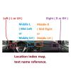 Clip Compatible for Cadillac XT5 Compatible for Cadillac XT6 Air Condition Outlet Air Outlets Air Vent Dashboard Air Grille Vent Air Leaf (Color : R), ZL666 view 4