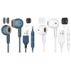 2 Pack USB Earbuds with Microphone for PC Chromebook Laptop School,7.5 Ft USB A Headphone Wired for Computer, USBA Headset with Mute in-Line Volume Control Stereo Noise Cancelling Call Cord Earphone view 1