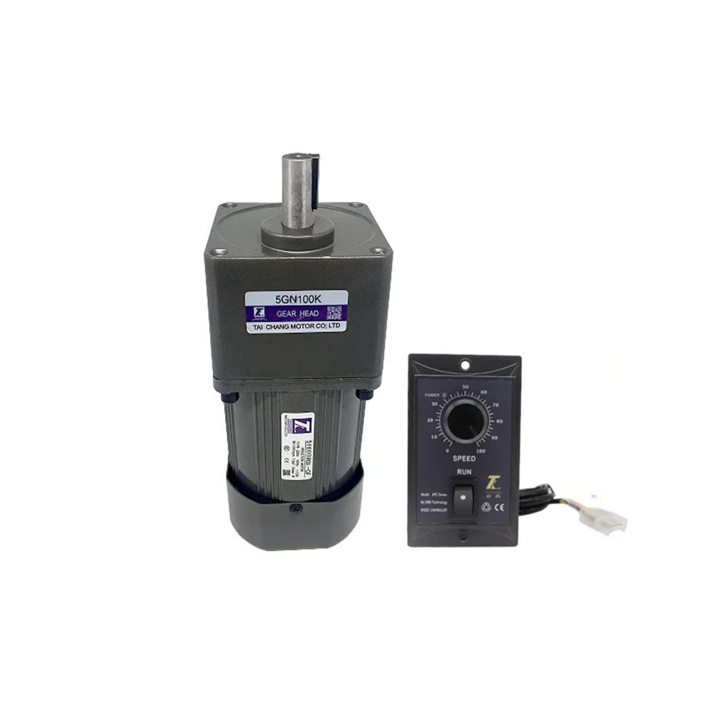 5IK120RGN-CF 120W 220V Single-Phase AC Gear Reduction Speed Control Motor, Reversible + Speed Governor(3RPM)