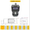 5IK120RGN-CF 120W 220V Single-Phase AC Gear Reduction Speed Control Motor, Reversible + Speed Governor(3RPM) view 2
