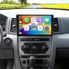 10" Android 14 Car Stereo Radio for Jeep Grand Cherokee 2005-2011 Upgrade CarPlay Touch Screen Head Unit with Wireless Carplay & Android Auto GPS Bluetooth WiFi FM RDS DSP SWC Backup Camera Mic view 1