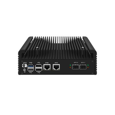 ANDAQI Firewall Appliance, Mini PC, OPNsense, VPN, Router PC, N100, RJ71, 2 x 2.5GbE LAN, 2 x SFP+ 10GbE 82599ES, 2 x HDMI, TF, Type-C, 32G RAM, 256G SSD