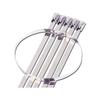 100Pcs Stainless Steel Cable Ties 4.6mm Heavy Duty Self-Locking Zip Tie Multi-Purpose Metal Exhaust Wrap Locking Cable Management(4.6x100mm) view 3