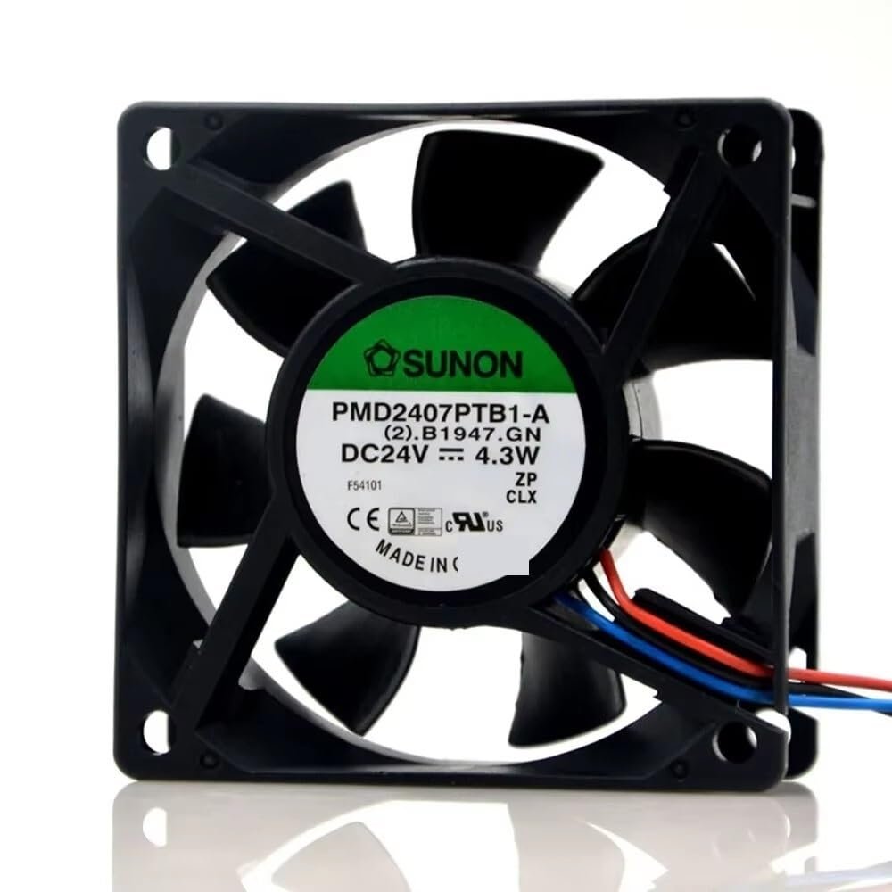 for PMD2407PTB1-A DC 24V 4.3W 7CM 70X70X25MM 7025 3wire Inverter case Fan(3 Wires)