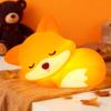 Amaredom Fox Night Light, Cute Fox Lamp, Silicone Dimmable Nursery Nightlight, Rechargeable LED Bedside Lamp with 20 Minutes Timer & Tap Control for Bedrooms, Living Room view 1