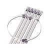 100Pcs Stainless Steel Cable Ties 4.6mm Heavy Duty Self-Locking Zip Tie Multi-Purpose Metal Exhaust Wrap Locking Cable Management(4.6x850mm) view 3
