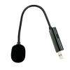 caralin USB Microphone Omnidirectional Microphone 9'' Hose for Games Laptop PC Microphone with Switchs All view 1