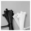 100pcs Self-locking Plastic Nylon Cable Tie Organiser Wire Organizer And Cables Zip Cable Management(Black,4x150mm) view 2