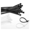 100pcs Self-locking Plastic Nylon Cable Tie Organiser Wire Organizer And Cables Zip Cable Management(Black,4x150mm) view 3