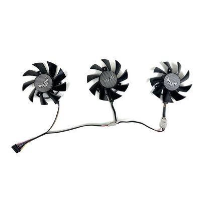 3PCS 75MM 4PIN Cooling Fan for ASUS TUF Gaming X3 RX 5700 XT RX5700 Graphics Card Fan FD8015U12S GPU Fan(3PCS)