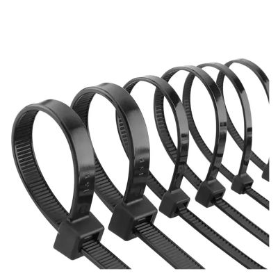 Nylon Cable Ties Self-Locking Black Zip For Home Organization, Garden, DIY Crafts-250/500pcs/Bag Cable Management(8x200mm)