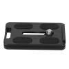 ciciglow Tripod Storage Case Plate, 1/4in Screw Camera Storage Case Clamp Camera Tripod Mount Adapter Anti Spinning DSLR Accessories Fit for view 1