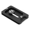 ciciglow Tripod Storage Case Plate, 1/4in Screw Camera Storage Case Clamp Camera Tripod Mount Adapter Anti Spinning DSLR Accessories Fit for view 3