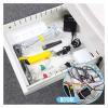 50pcs Releasable Cable Organizer Ties Earphones Wire Management Nylon Reusable Loop Hoop Tape Straps Tie Cable Management(Black,12x150MM) view 3