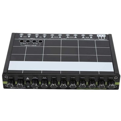 7 Band Car Audio Equalizer, Car Automobile Audio Stereo, EQ Car Amplifier Graphic Equalizer for Boat RV RTV Motorcycle