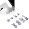8PCS LCD Screen Spudger Stainless Steel Reusable Ultra Thin Opening Pry Card Tool for Curved Screen Smartphones Tablets Game Consoles Notebooks view 2
