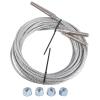 Getanye 2PCS N374 Equalizer Cables 30' 3 3/16'' Replacement for Rotary Lift SPO10 Equalizer Cables SP7529-89 SP-7529-89, 5/16" Diameter view 2