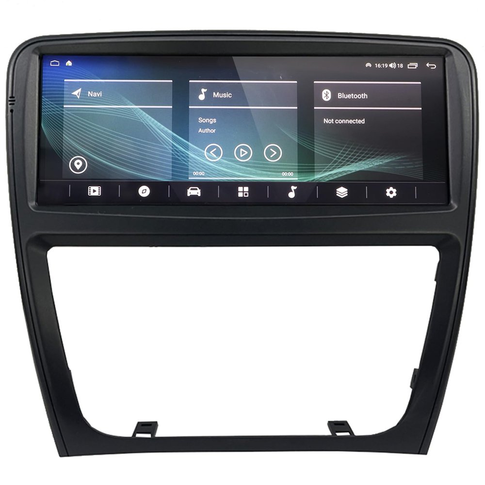 10.25 Inch Android Radio Car Stereo for Jaguar XJ XJL 2016-2018 with OEM Harman System 8+128G, Touch Screen Wireless Carplay Android Auto WiFi GPS Navigation Head Unit