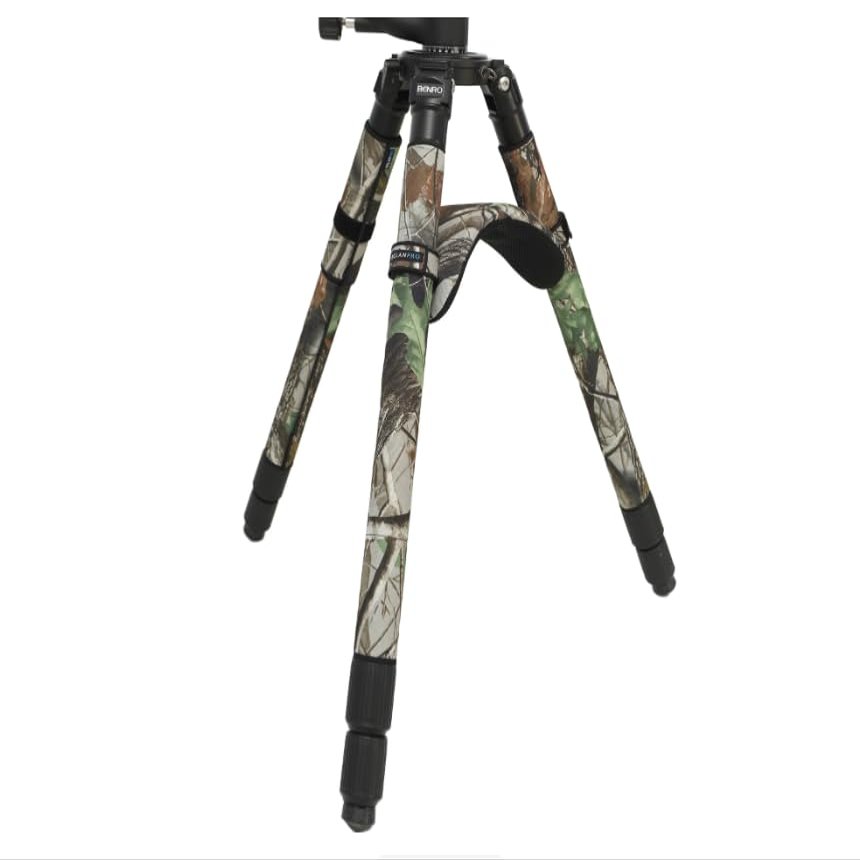 Rolanpro No Axis Tripod Shoulder Pads Shielding Sleeve Case Shoulder Pads Cover Tripod Pretection Sleeve for GITZO GT5543LS-#5 Green Jungle camo Waterproof