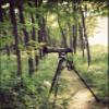 Rolanpro No Axis Tripod Shoulder Pads Shielding Sleeve Case Shoulder Pads Cover Tripod Pretection Sleeve for GITZO GT5543LS-#5 Green Jungle camo Waterproof view 2