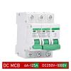 DUOCARA Dc Mcb 250v 500v 750v 1000v 1/2/3/4 Poles Photovoltaic Switch Solar Panel Protector Circuit Breaker for Dc 16a 32a 50a 100a 125a view 2