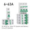 DUOCARA Dc Mcb 250v 500v 750v 1000v 1/2/3/4 Poles Photovoltaic Switch Solar Panel Protector Circuit Breaker for Dc 16a 32a 50a 100a 125a view 3