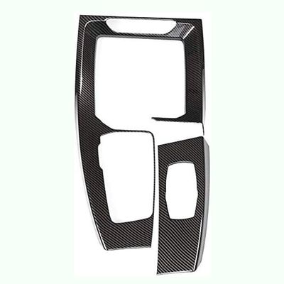 for BMW X3 X4 G01 G02 2018-2020 Car Center Console Gear Shift Decoration Panel Cover Trim ABS Plastic Stickers Accessories Carbon Fiber Black