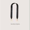 KOLOMOMO Handmade Epsom and Swift leather woven shoulder straps can be used for Bolide bags, 2424 bags (Noir Gold Buckle) view 2