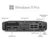 HP Prodesk 600 G3 Mini Desktop PC, with Core i3-7100 Processor up to 3.9GHz, 8GB DDR4 RAM, 256 SSD, USB WiFi+BT, Keyboard and Mouse, Windows 11 Pro (Renewed) view 3