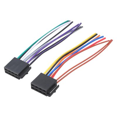Compatible for A4 Auto Car Stereo Wire Harness Adapter Modification Line Connector Plug Into Radio Cable