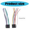 Compatible for A4 Auto Car Stereo Wire Harness Adapter Modification Line Connector Plug Into Radio Cable view 3