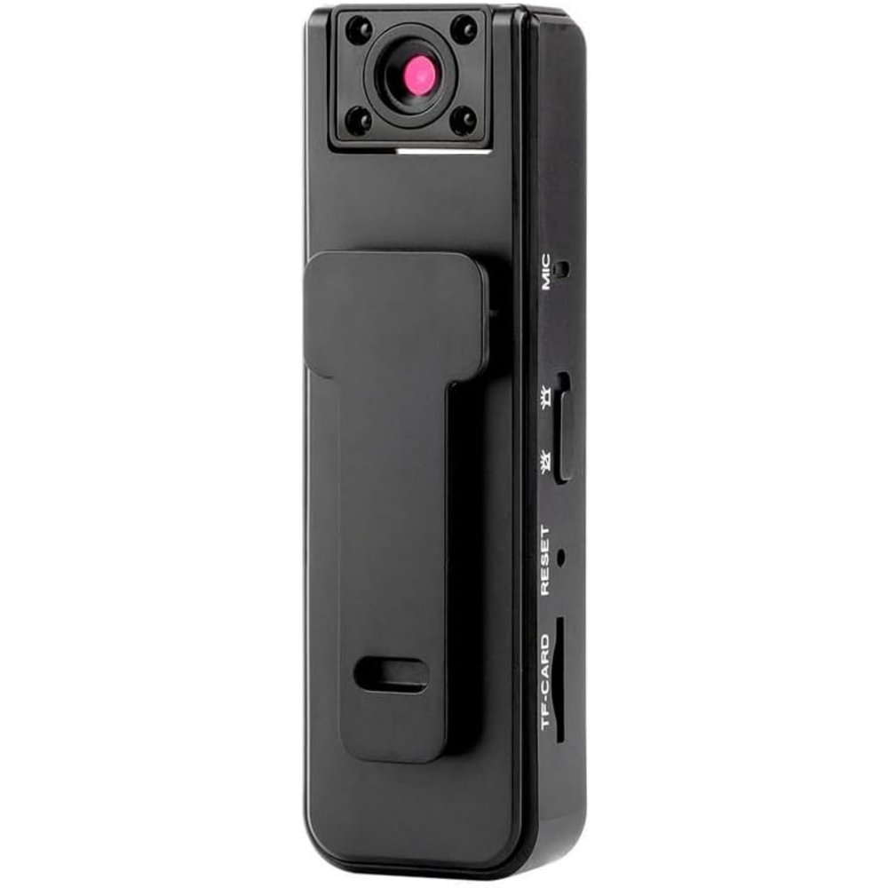 HIDEZHI Ultra HD 2-in-1 Sports Video & Audio Recorder, Sports Action Camera, 1080P Wearable Body Camera, IR Night Vision, Wide Angle, 5H Record, Clip-On Sports Recorder (1pcs)